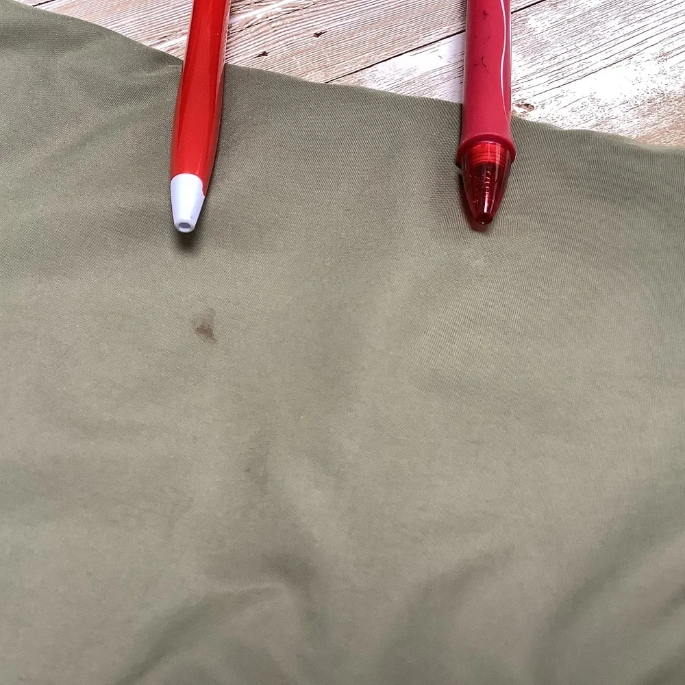 The North Face Puffer Bomber Jacket Insulated Olive Army Green M Medium - Picture 11 of 16